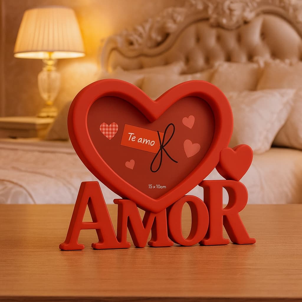 OFERTA Porta Retrato De Plástico Mãe Multicolorido Decoração Amor De Mãe Com Moldura