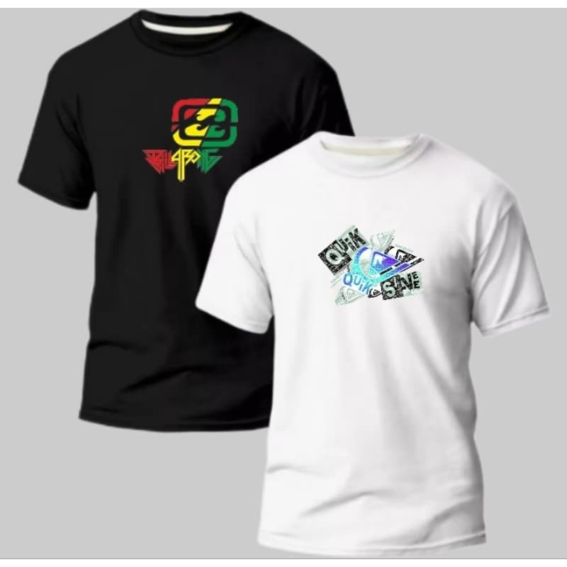 kit 2 Camisetas Premium algodão lançamento Streetwear surf praia Verão BILLABONG QUIKSILVER
