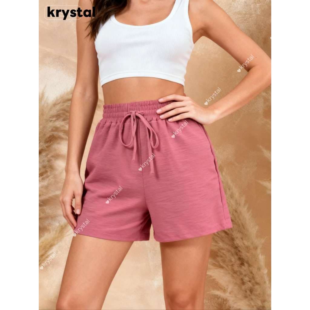 Kit 3 Shorts Bermuda Feminino Basico Para O Dia A Dia Tecido Leve Confortável Design sem bolso