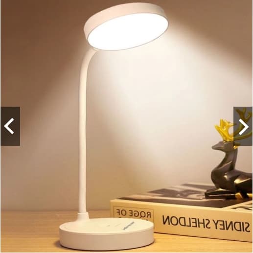 Luminária De Mesa LED Recarregável Com Luz Proteção Olho Usb Abajur Para Quarto Dormitório
