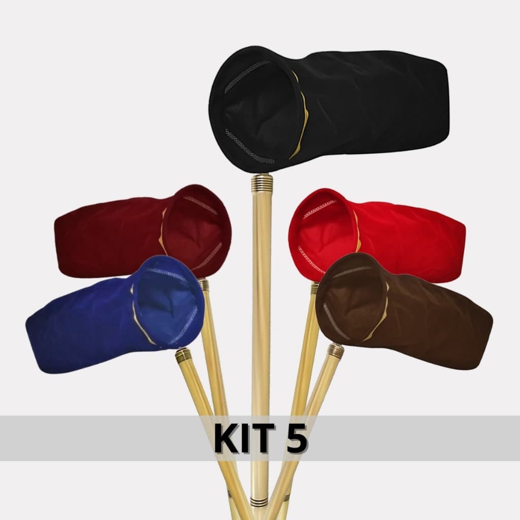 Kit Com 5 Salvas P/ Coletas De Ofertas E Dízimos Em Igrejas