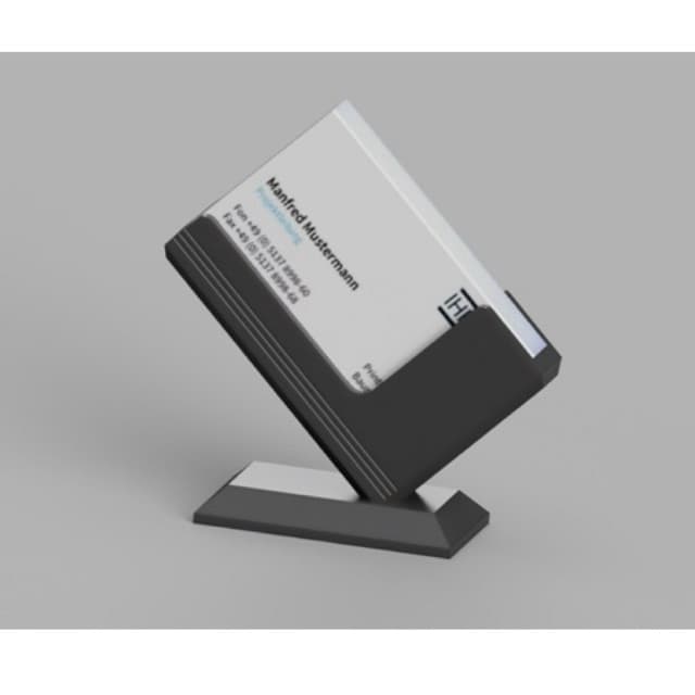 Porta-Cartões de Visita Elegante Minimalista - Escritório Loja