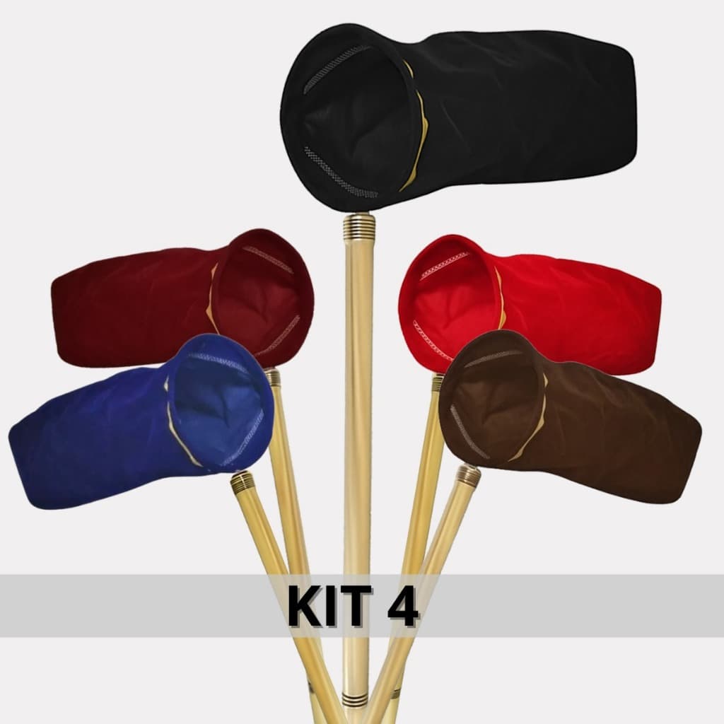 Kit Com 4 Salvas P/ Coletas De Dízimos E Ofertas Em Igrejas
