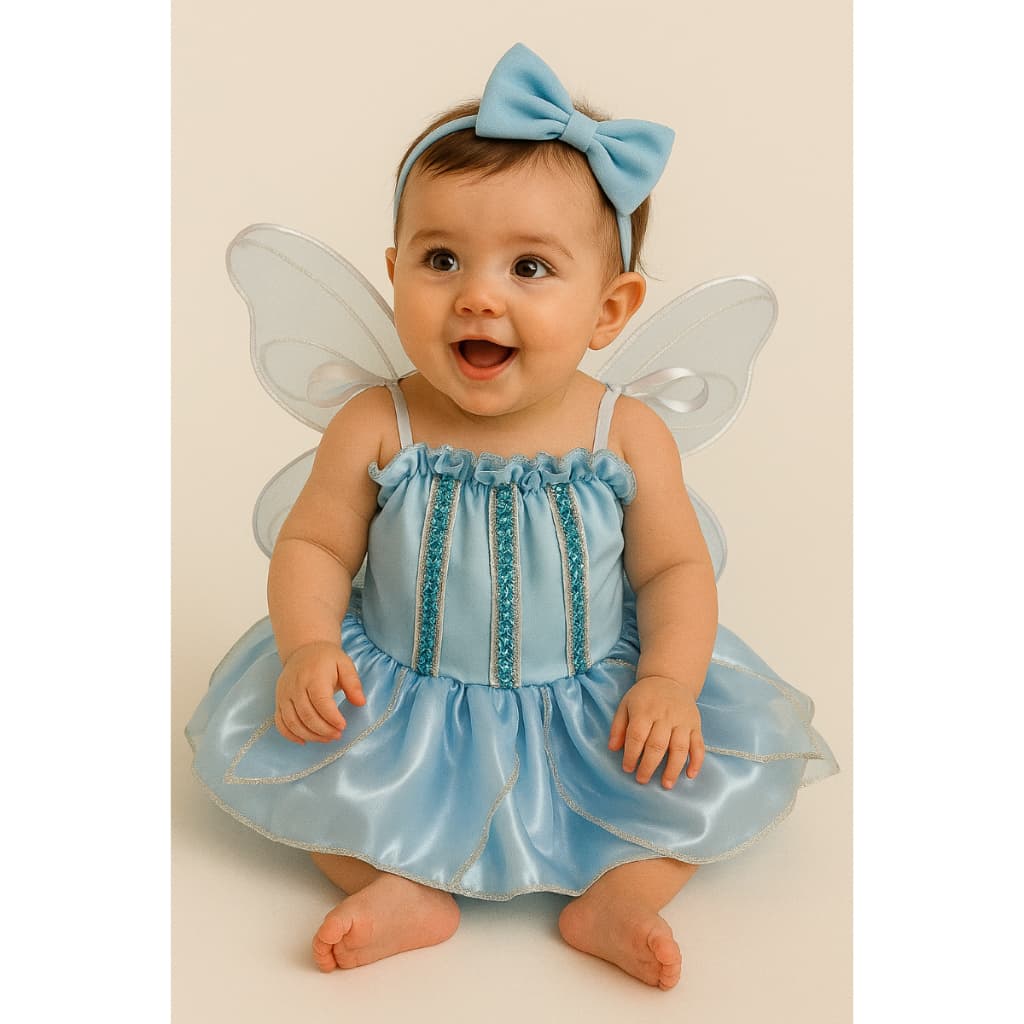 Body Bebê Temático Mesversário Fantasia Carnaval Princesas Fada