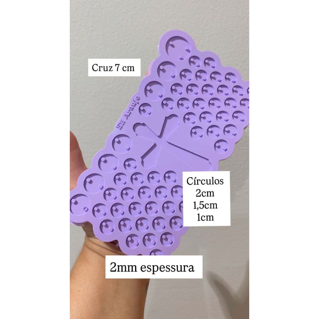 Molde de Silicone terço Completo.