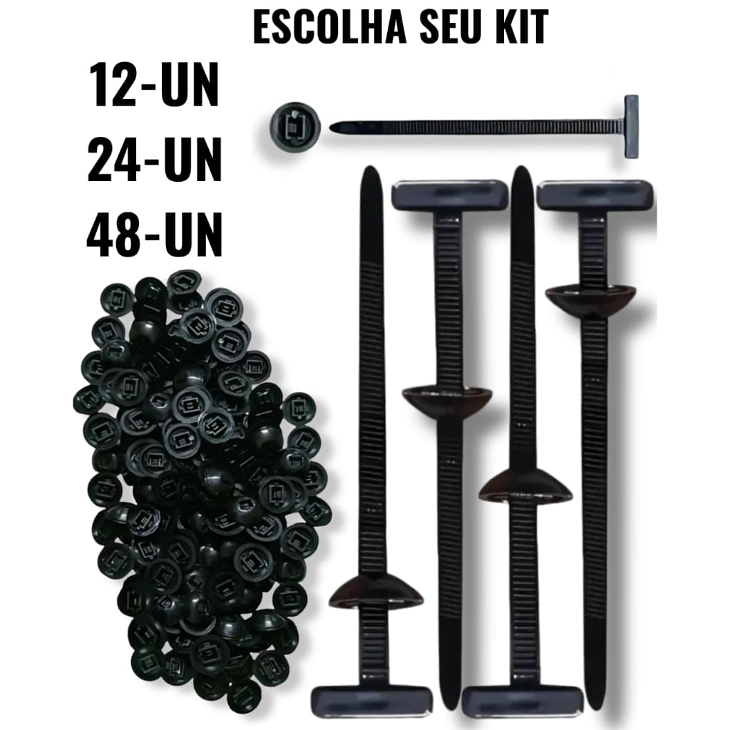 Jogo de braçadeira de Nylon 90mm a 20mm – Enforca Gato Fivela Multiuso Kit Econômico