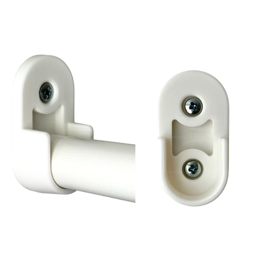 Suporte de Varão de closet Guarda Roupa ou Cortina