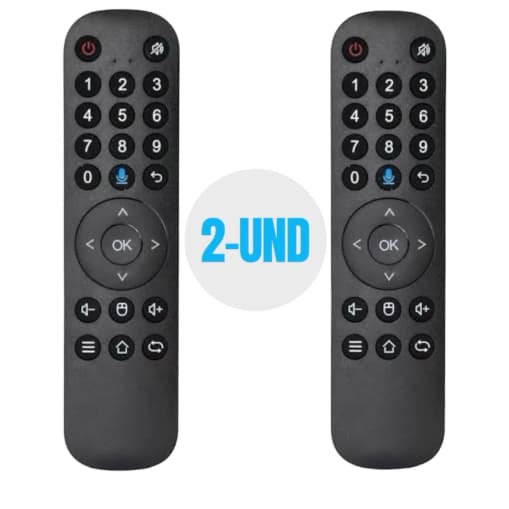 kit com 2 peÇAS Controle Remoto Smart Tv 6,7,8 Le-7149 SKY-9150 Cor Preto