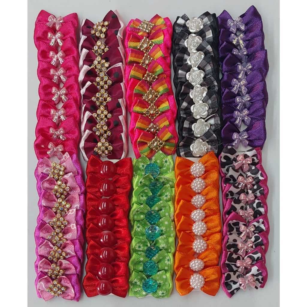 Laços Pet Penteado 80 unidades