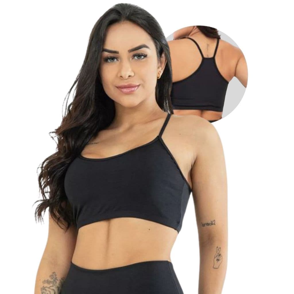Top Feminino Academia fitness e Atividades ao Ar Livre Top Respiravel