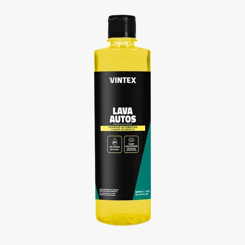 LAVA AUTO VINTEX 500ML PARA LAVAGEM DE CARROS