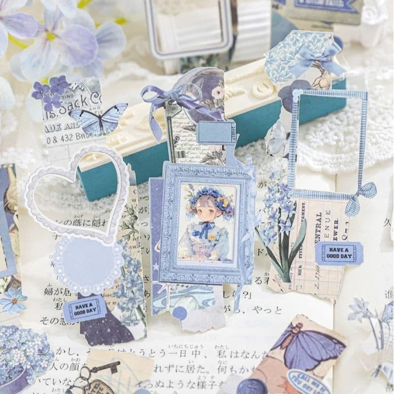 10 papéis com recorte vazado para scrapbook, bullet journal, planner, diário