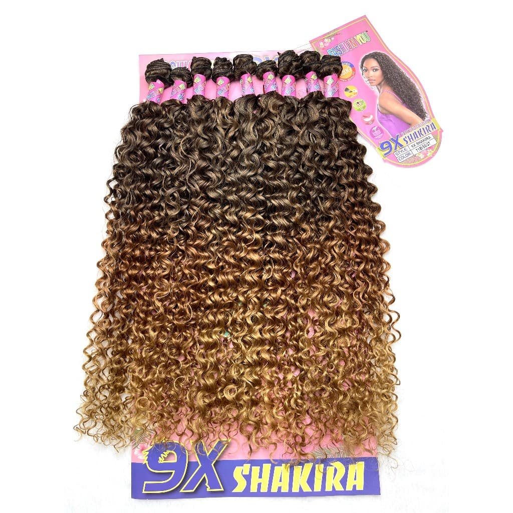 Cabelo Orgânico Cacheado 9 Telas 320g Pacotão SHAKIRA CURL 70cm Sem Brilho Fibra Preme Adere Creme