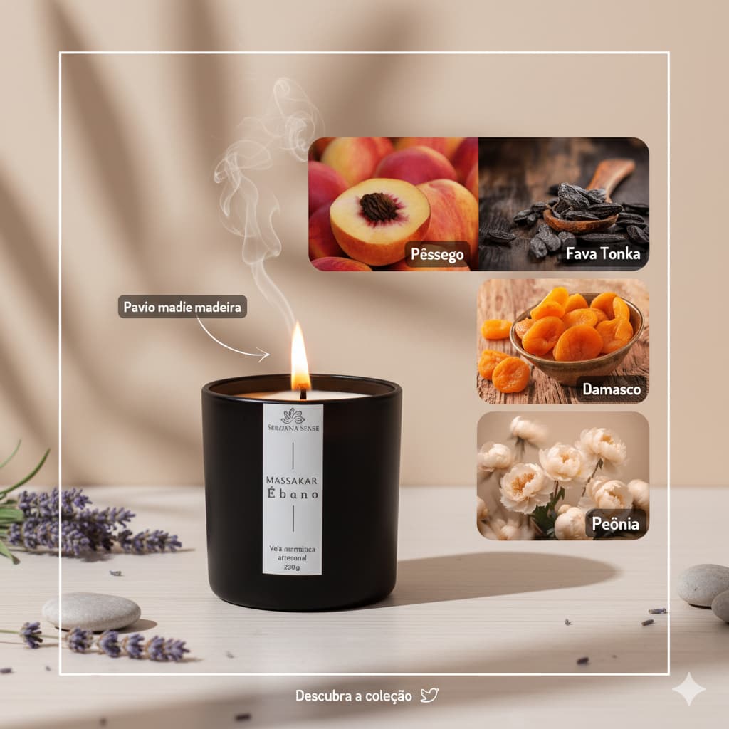 Vela Aromática Perfumaria Exótica 200gr