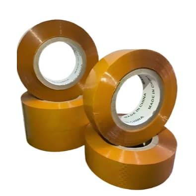 Kit 10/6 Fita Adesiva 300m Larga Marrom Para Embalar Marrom Liso