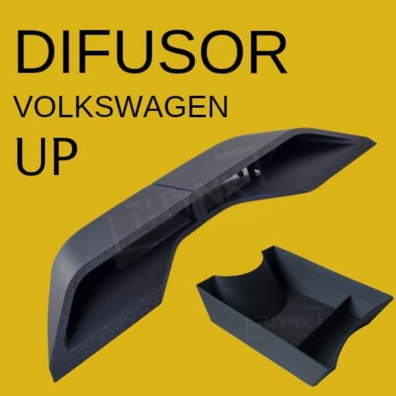 Difusor Direcionador Ar Condicionado Central e Console para VW Up TSI/MSI (todos os UP!)