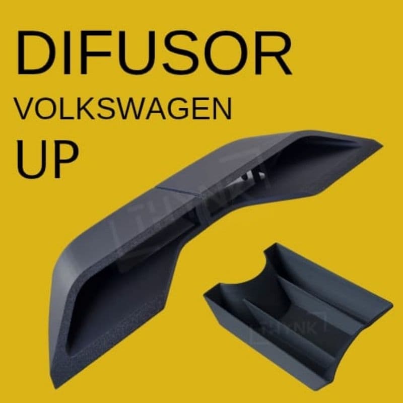 Difusor Ar e Console central para Vw UP (todos UP TSI e MSI)