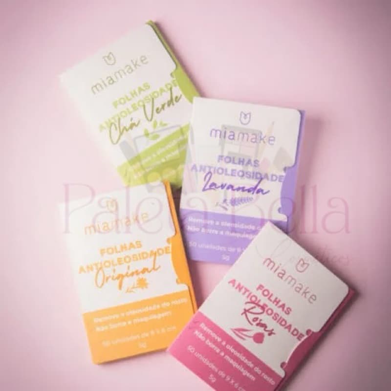 Folhas Antioliosidade 50 unidades - Mia Make