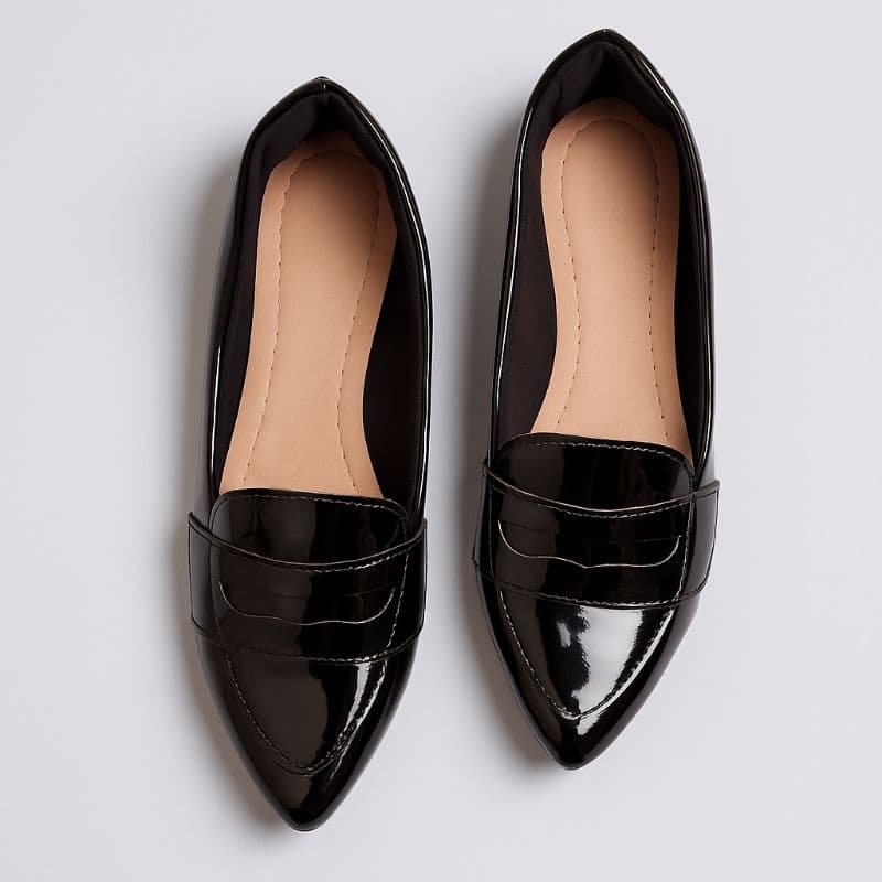 Mocassim Feminino Sapatilha Casual Bico Fino Social Sapato Confortável Mulher Sapato Estilo Social Feminino Para Igreja