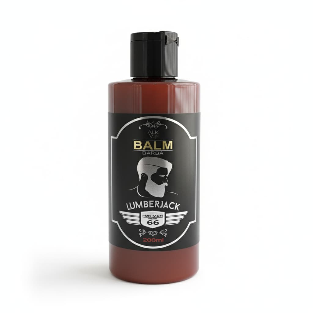 kit 12 Balm Lumberjack 200ml para barba Linha Masculina Alkmena