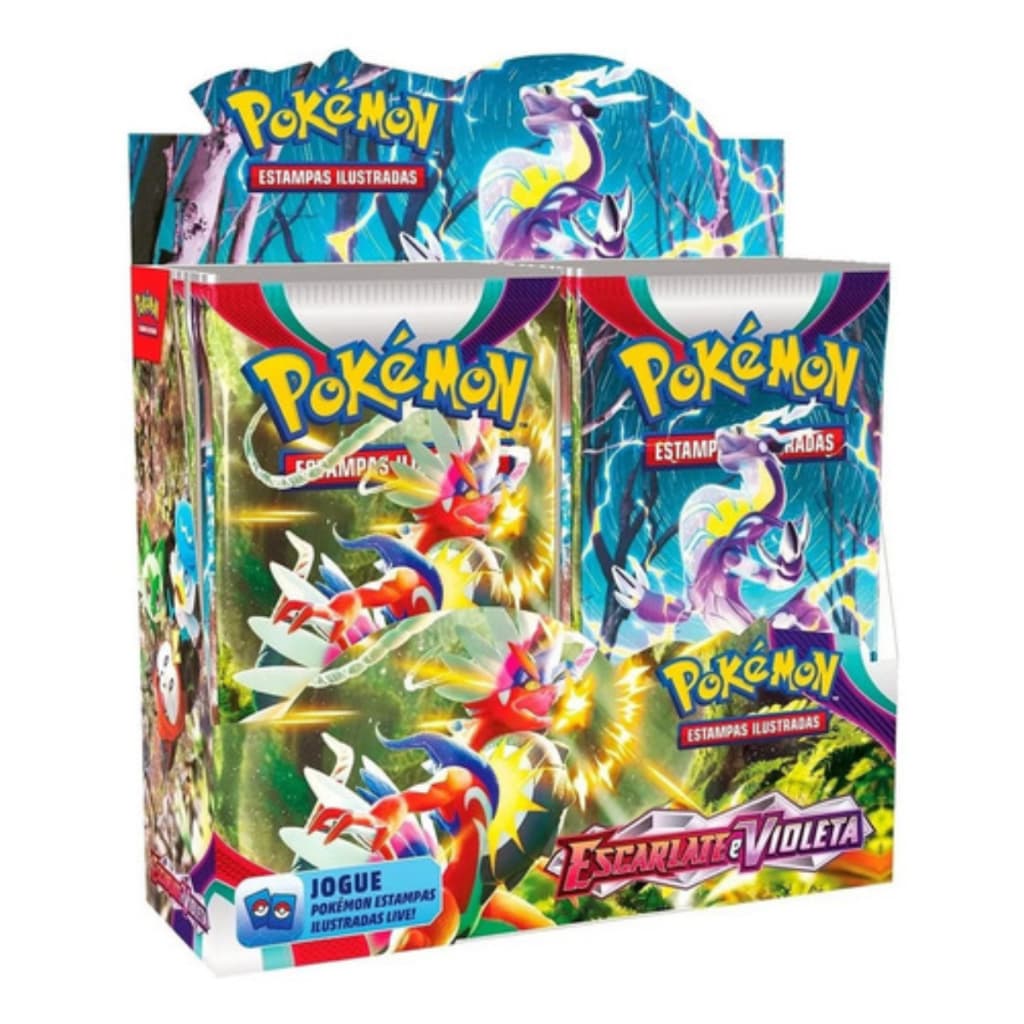 Booster Pacote C/ 6 Cartas Pokemon Copag
