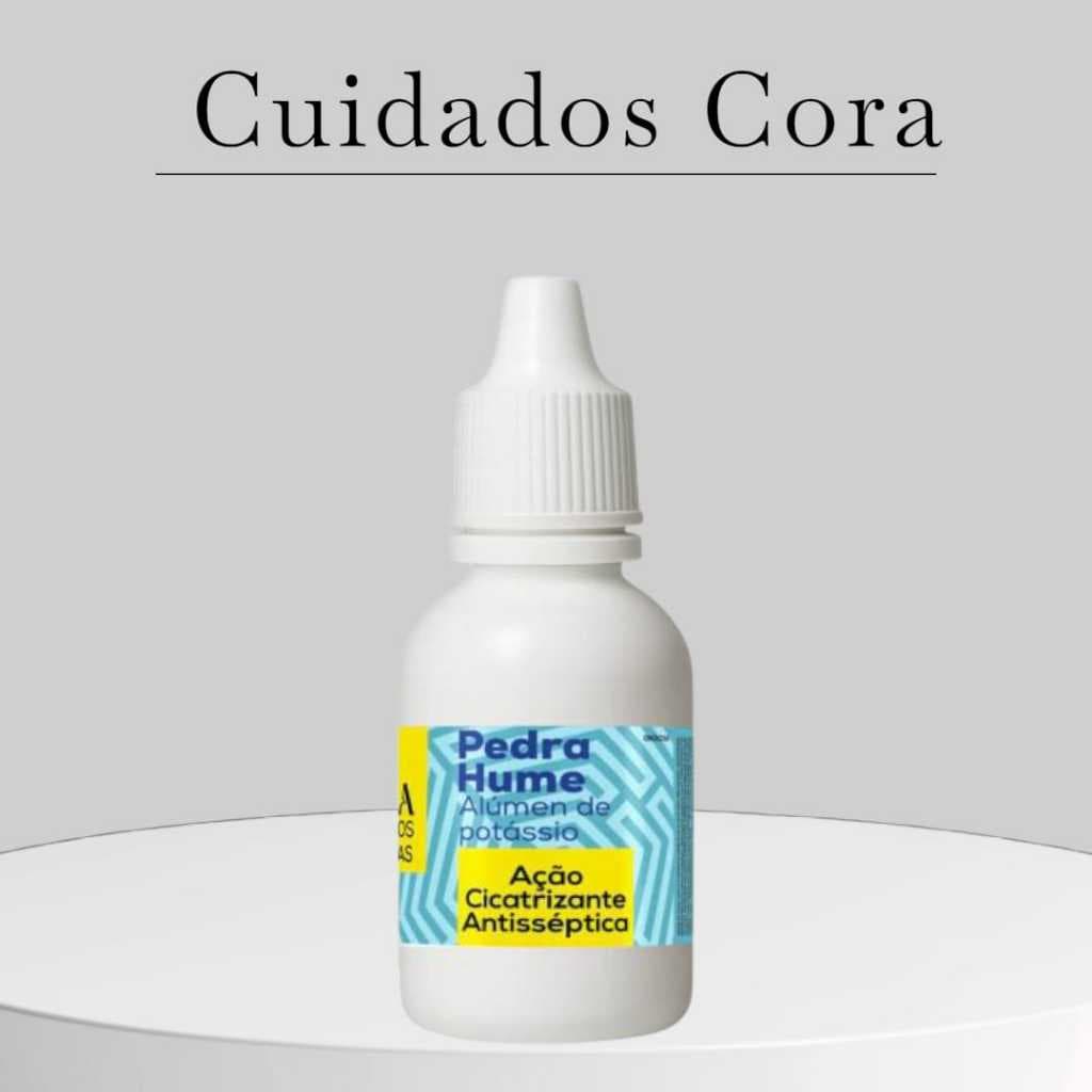 Cuidados Especiais em Gotas - Pedra Hume Cicatrizante - 20ml CORA