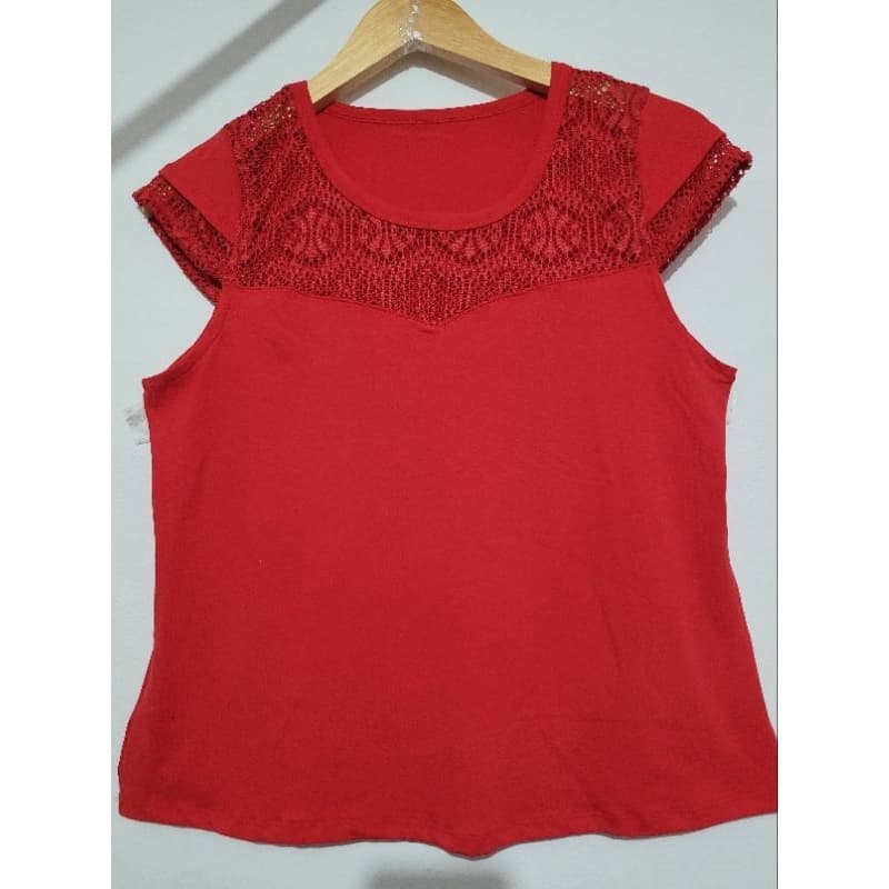 Blusa Feminina Basica Tecido Malha Premium