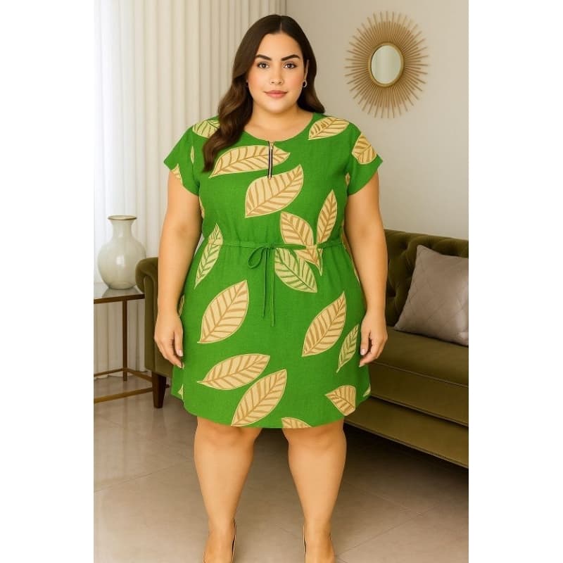 lindo vestido Fofissima em viscolinho plus size