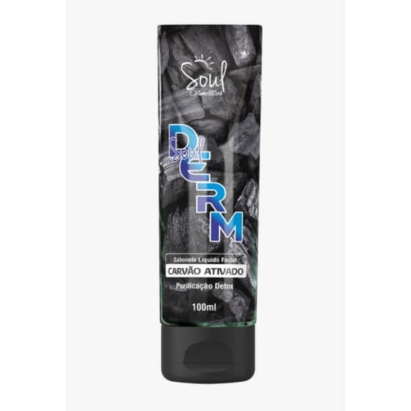 Sabonete Facial Carvão Ativado Soul Derm 100ml