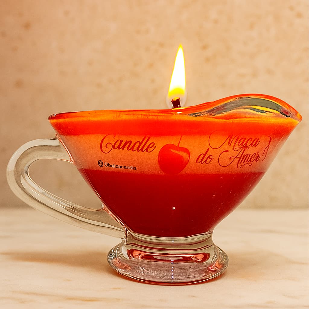 Vela para massagem Terapêutica Maçã do amor