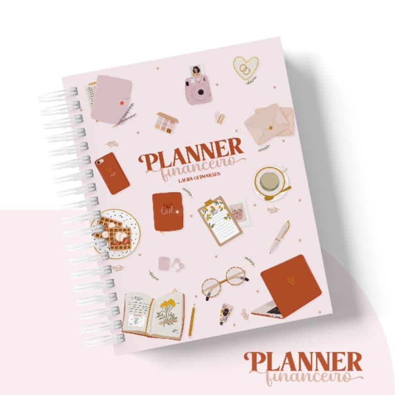 PLANNER FINANCEIRO COM CAPA DURA "PERSONALIZAMOS SEU NOME NA CAPA"  – ORGANIZADOR DE GASTOS