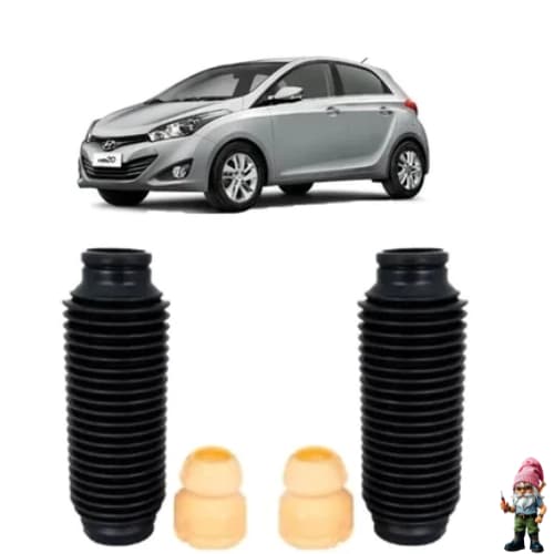 KIT BATENTE COIFA CONJUGADO AMORTECEDOR DIANTEIRO HYUNDAI HB20