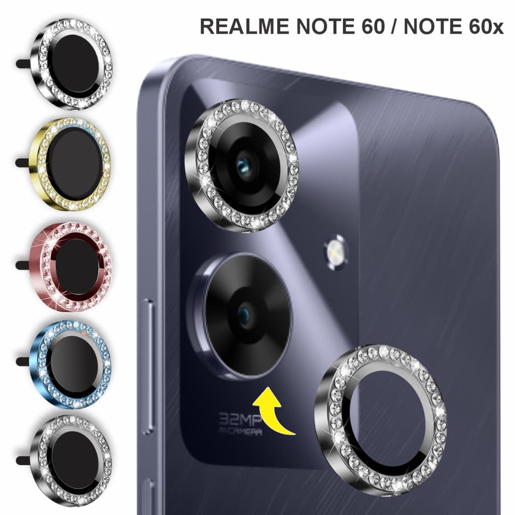 Película Protetora da Câmera Para Realme Note 60 / Note 60x