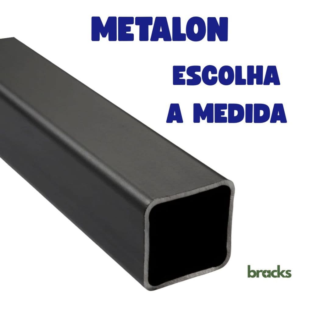 Metalon de Aço - Várias Medidas 15x15 20x20 30x30 40x40 Espessura 1,2mm - Escolha o comprimento - Bracks