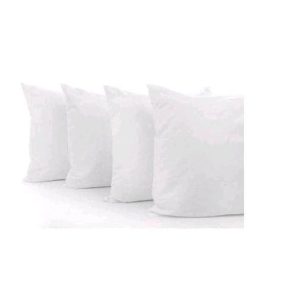 Kit 4 Unidades de Refil de Almofada 45x45cm Enchimento Fibra Siliconada TNT