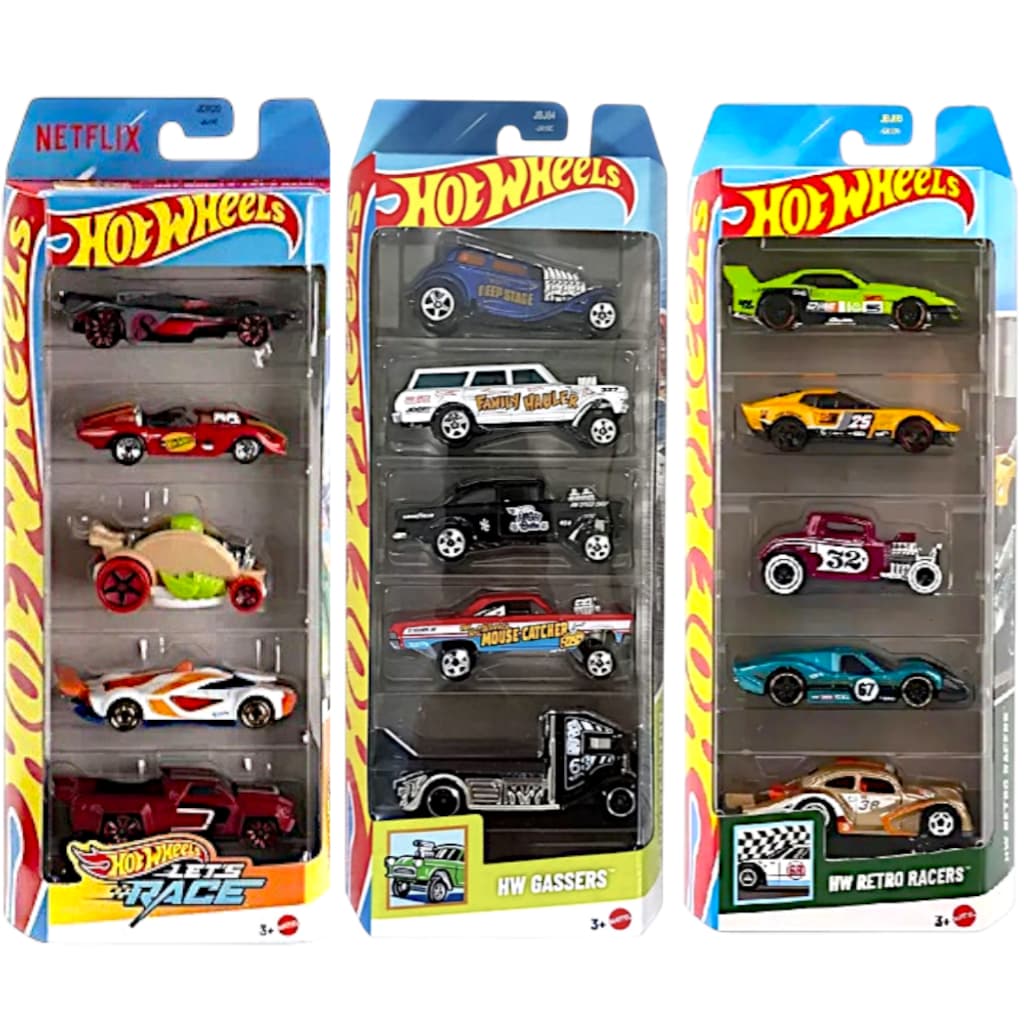 Carrinhos Hot Wheels Original Mattel 2025 Pack com 5 Carrinhos Envio Super Rápido Escolha o Seu