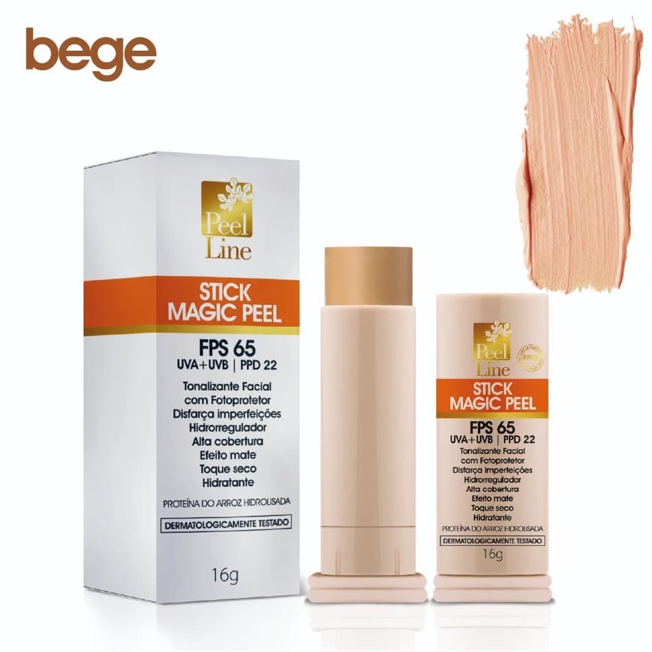 Stick Magic Peel FPS 65 - Cor Bege - 16g Peel Line