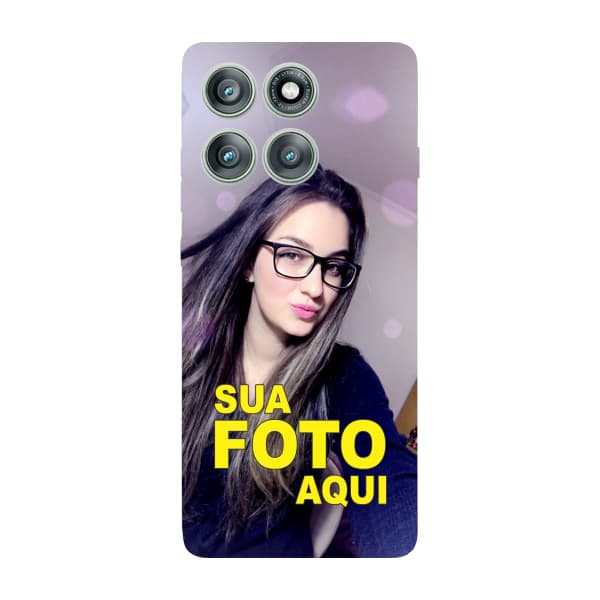 Capinha para Moto Edge 60 Pro Anti Impacto Personalizada - Com Foto