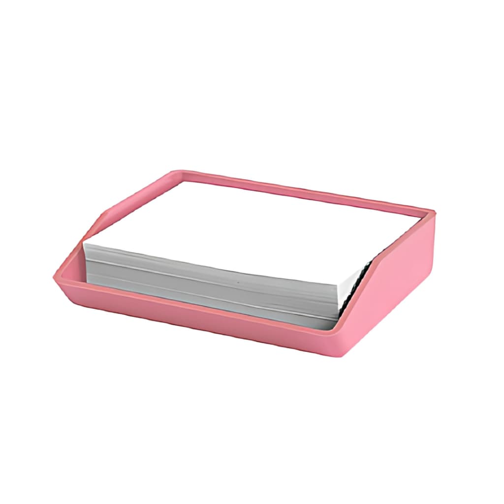 Organizador Porta Papel Lembrete Folhas Com Papel De Mesa Escritório Acrimet (Rosa Sólido) 957