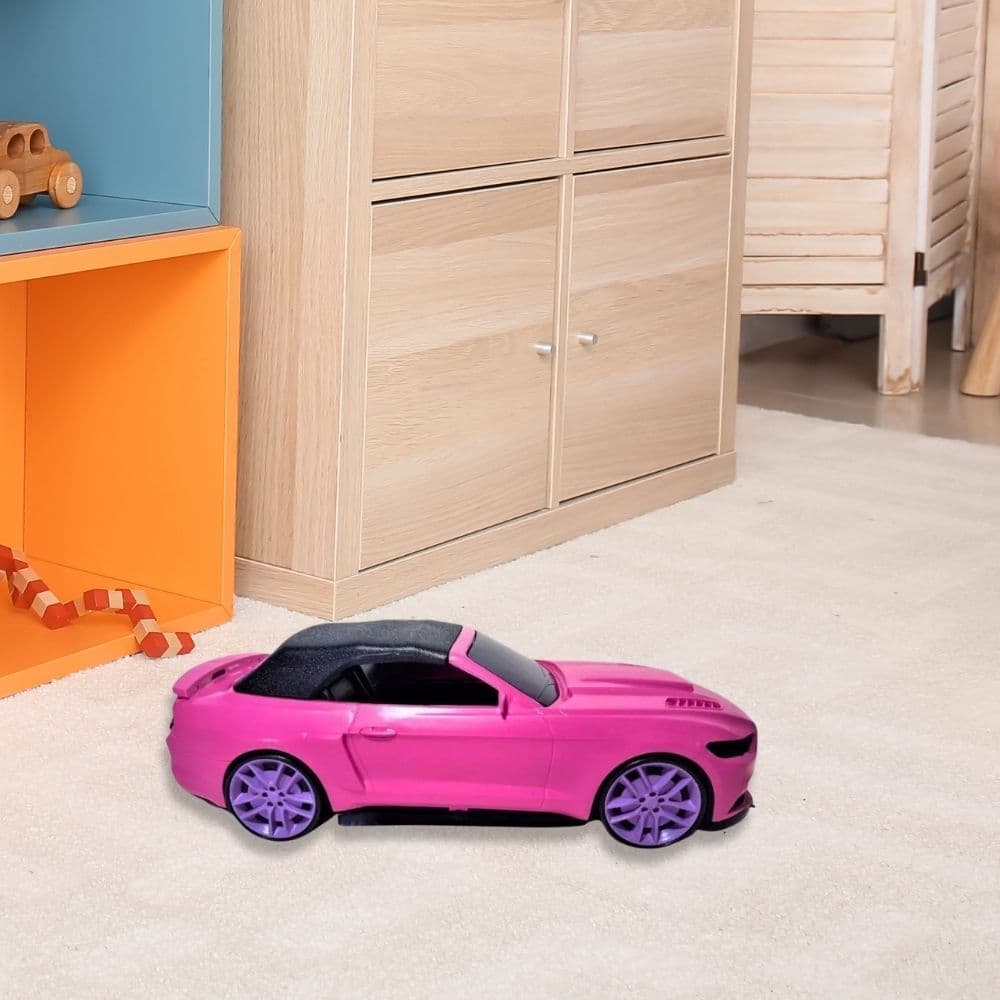 Carro Conversivel Infantil Rosa Com Boneca Veiculo Eletrico Meninas