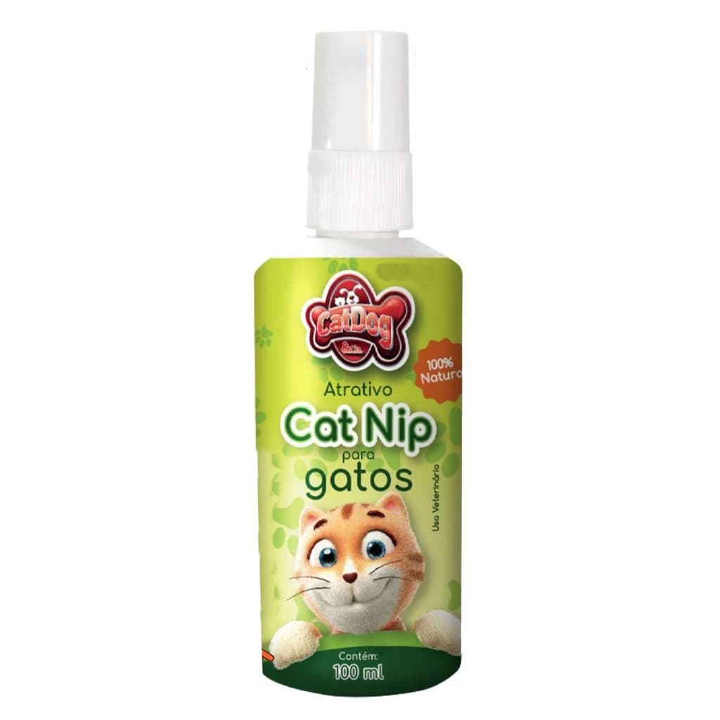 Atrativo Catnip Líquido Para Gatos Erva Gatos Cat Dog 100ml