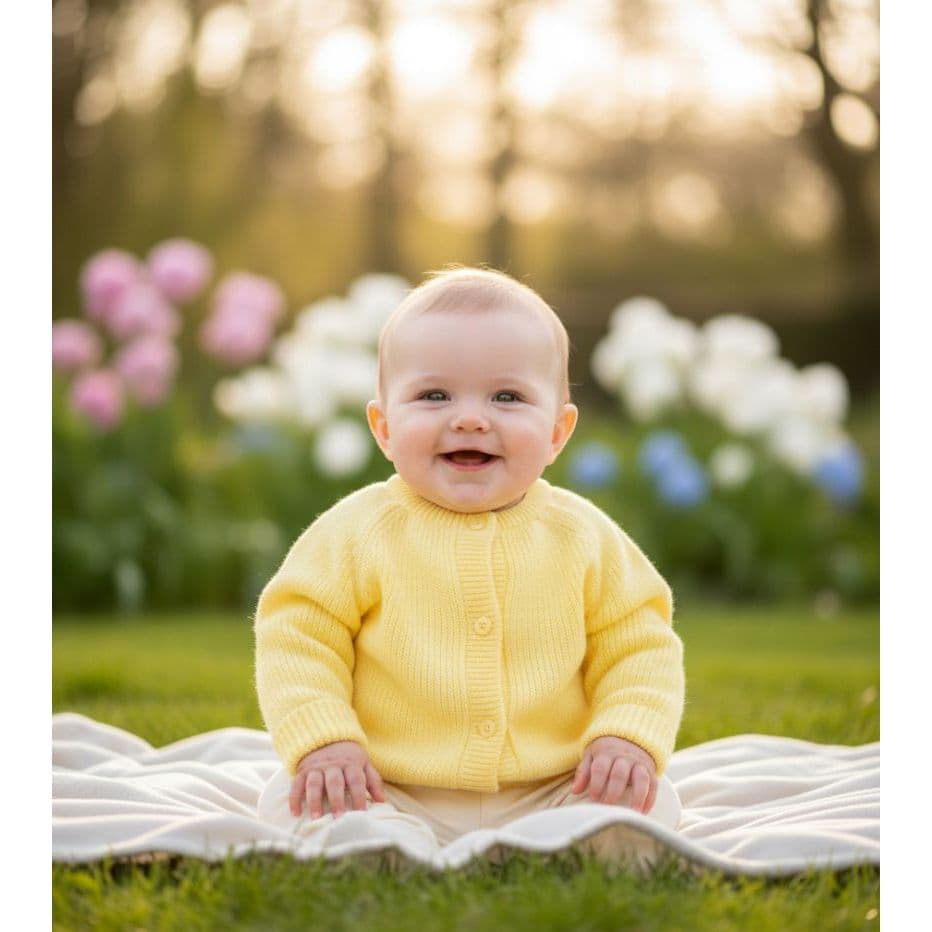 Casaquinho de bebê lã macia, o casaco ideal para o dia a dia dos bebês ; 0 a 5 meses