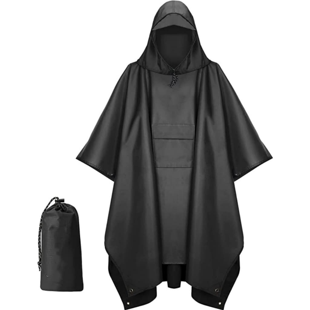 Poncho Capa Chuva Impermeável,multifuncional 3 Em 1