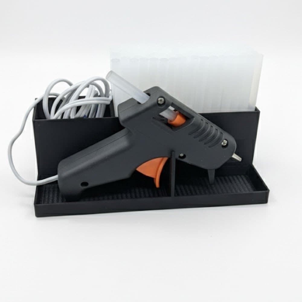 Suporte de Bancada para Pistola de Cola Quente e Bastão Material Organização de Mesa