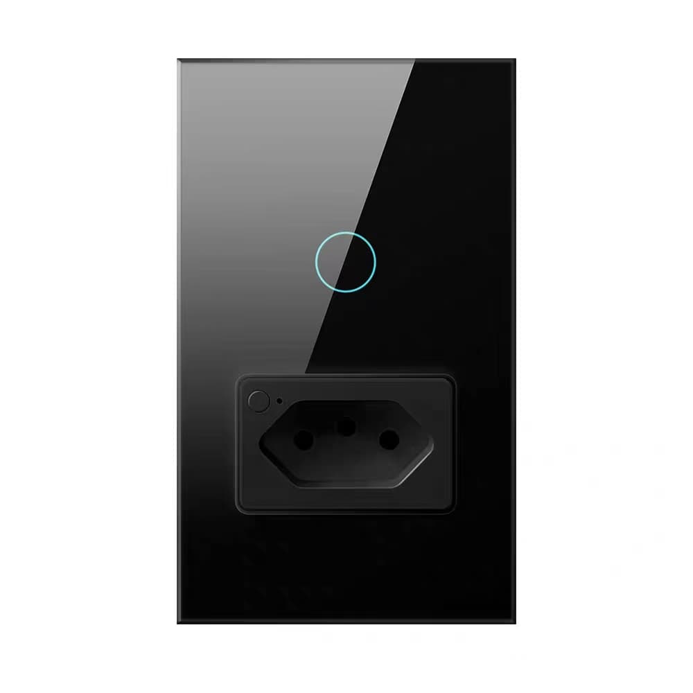 Interruptor Inteligente 1  2 Botão + Tomada Wifi Smart