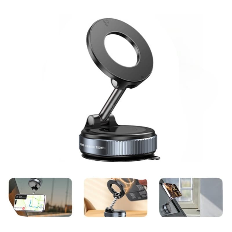 Suporte Para Suporte Celular Magnético Rotativo  Carro Vácuo
