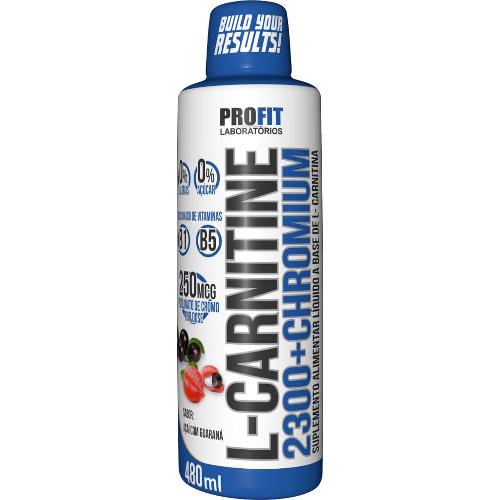 L Carnitine Carnitina C/ Cromo 2300 480ml - Profit Labs