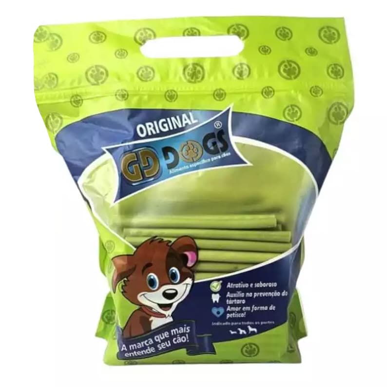 Osso Dental Flexível Palito Menta 01Kg