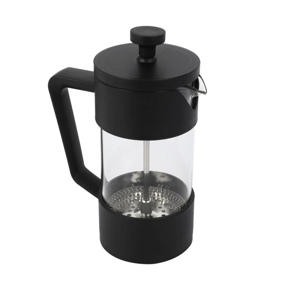 Cafeteira Prensa Francesa De Vidro - 350ml - Aço Inox Leite Cremoso Cremeira Capuccino Chá Café Prof