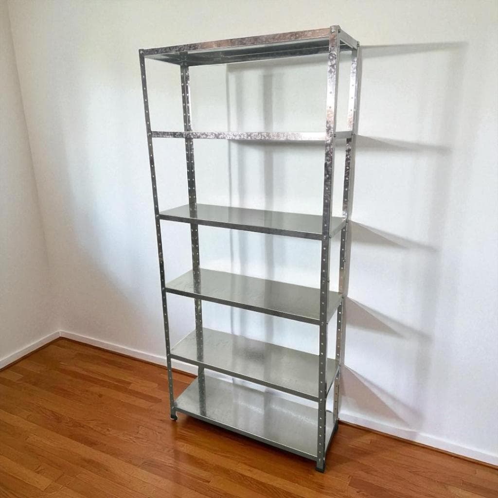 Prateleira De Aço Armario 90x198 Com 6 Divisoria Galvanizada